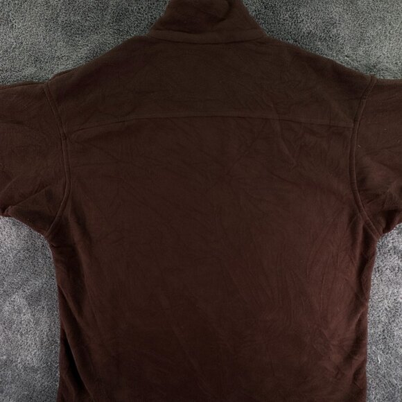 Patagonia Synchilla Large Brown Fleece Full Zip Jacket Adult Outdoors Soft - Picture 14 of 14